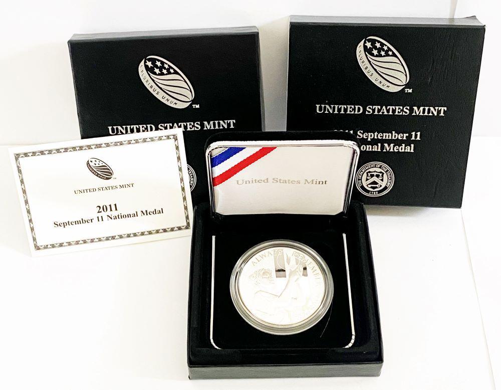 2011 September 11th Silver Proof National Medal (1 of 4)