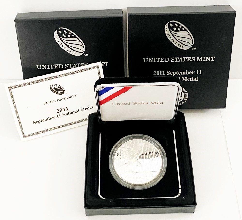 2011 September 11th Silver Proof National Medal (1 of 4)