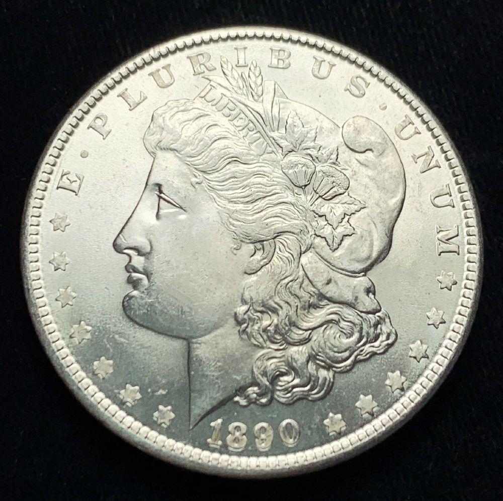 1890 Morgan Silver Dollar MS64/65 (1 of 5)