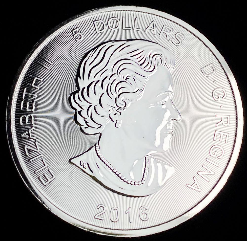 2016 Canada $5 Cougar 1 oz Silver (1 of 2)