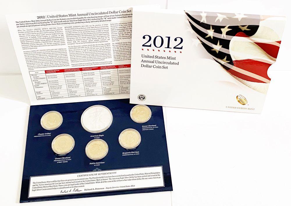 2012 US Mint Annual Dollar Coin Set (6-coins) (1 of 6)