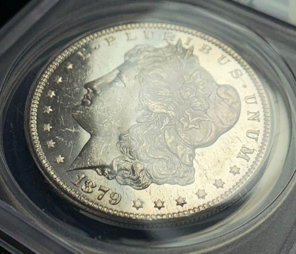1879-S Morgan Silver Dollar ANACS MS63 PL (1 of 9)