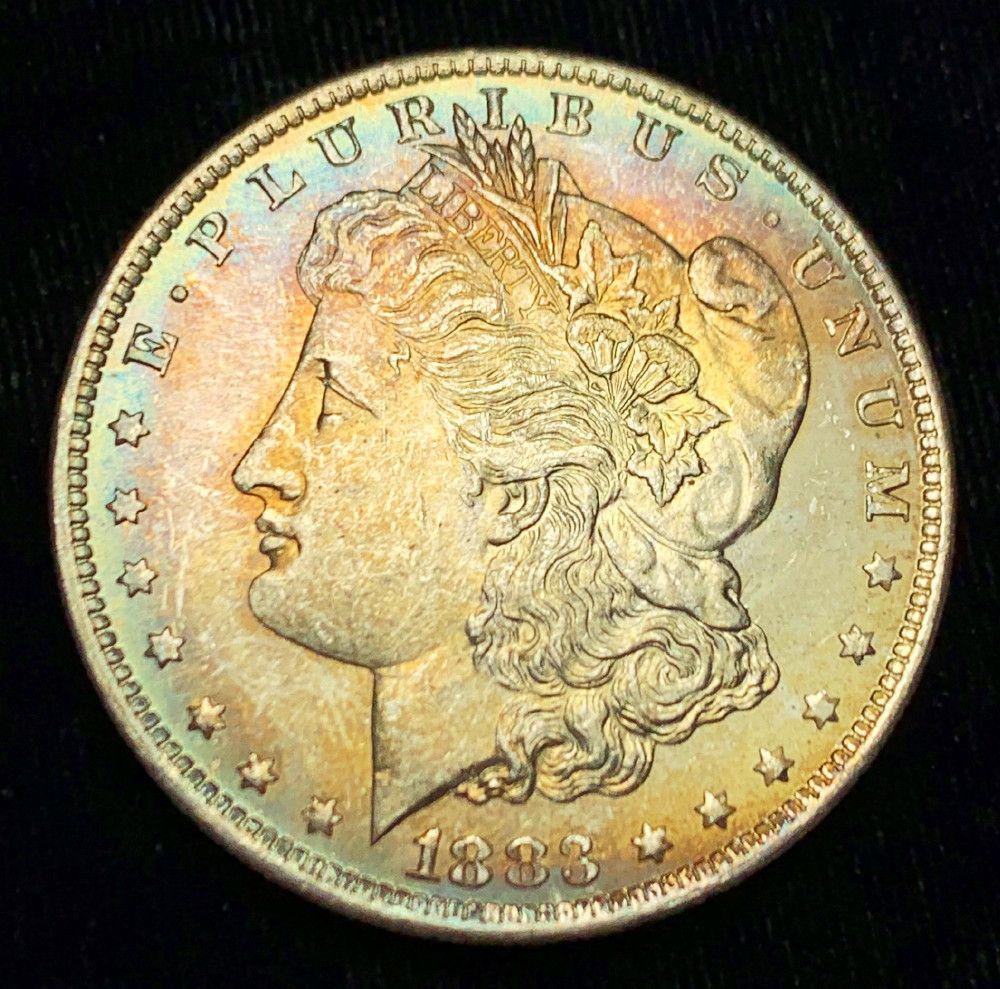 1883-O Morgan Silver Dollar MS63 Toned (1 of 6)