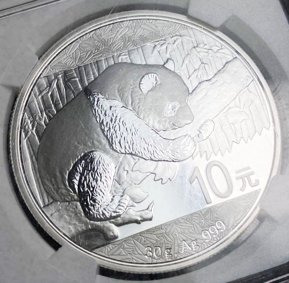 2016 China $10Y Panda Silver 1 oz NGC MS70 (1 of 4)