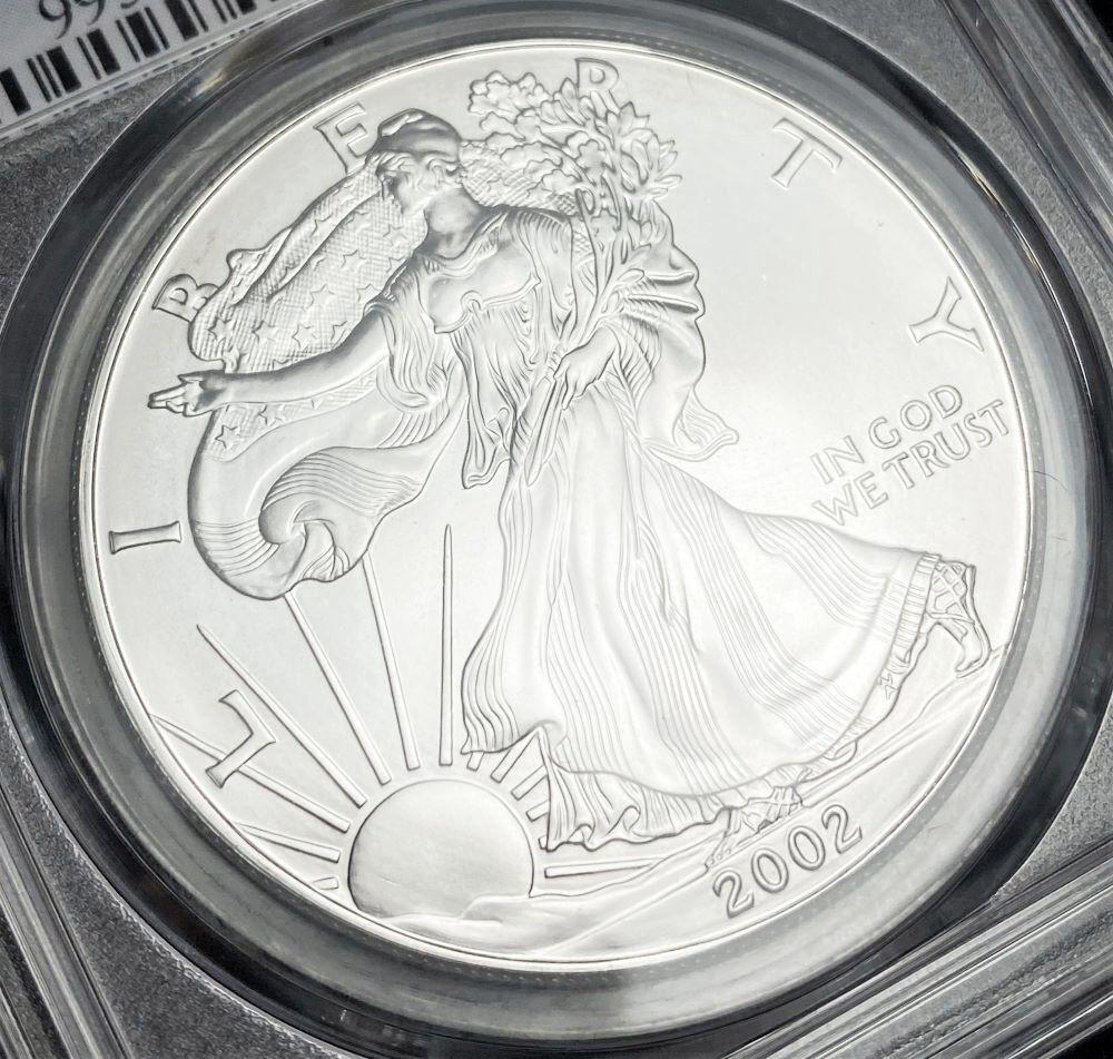 2002 American Silver Eagle PCGS MS69 (1 of 4)