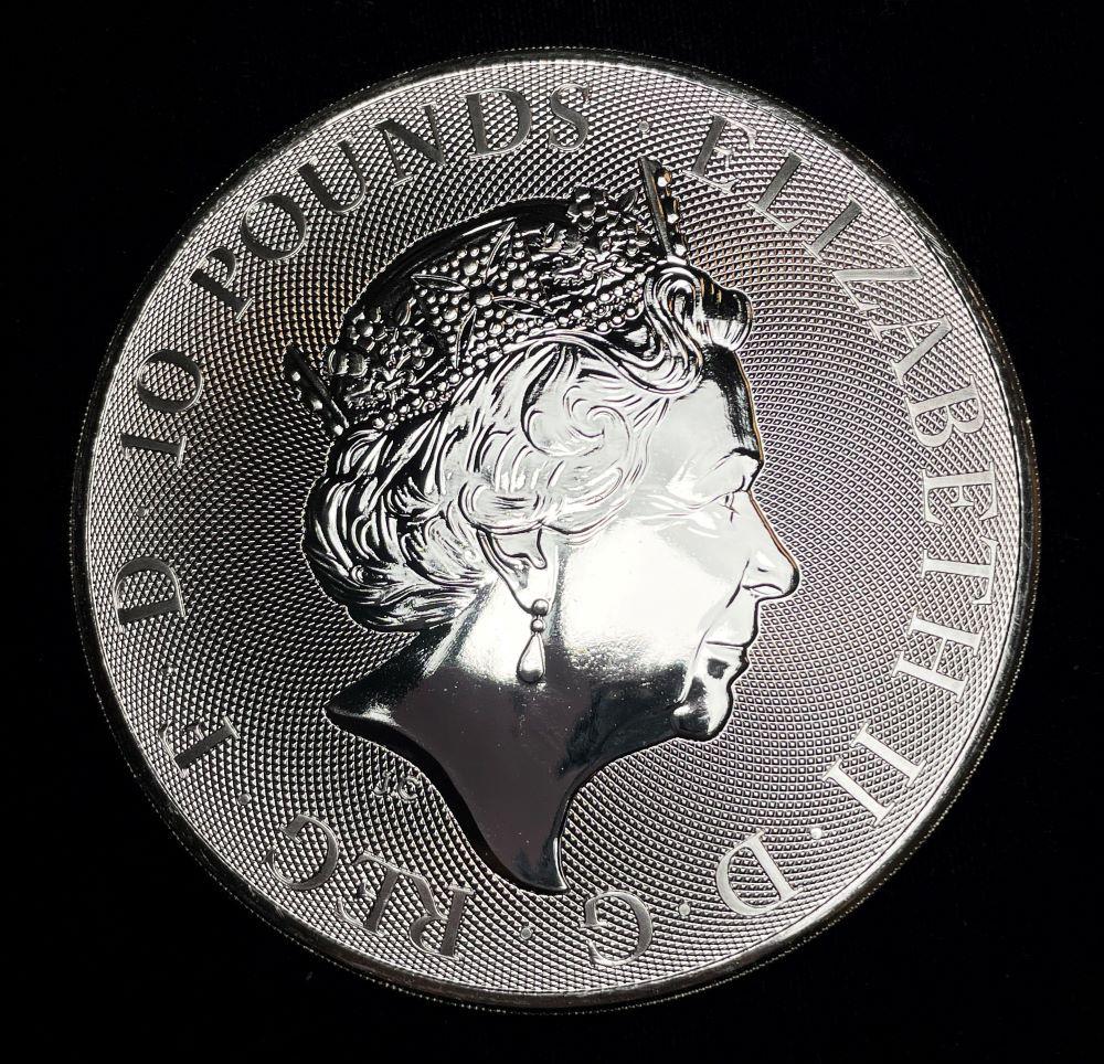 2022 The Queens Beast 2 oz Silver Round (1 of 4)