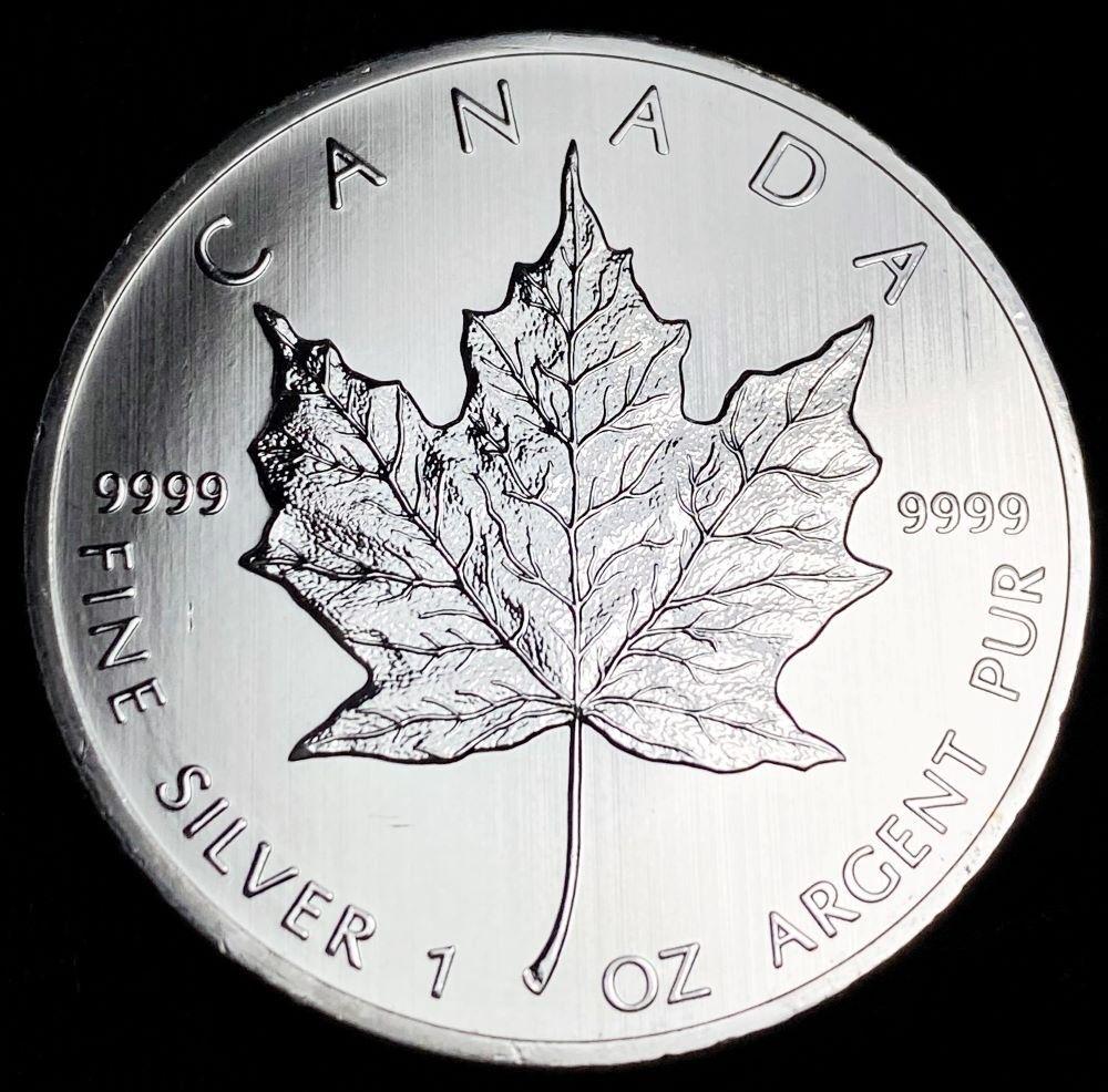 2013 Canada Silver Maple Leaf 1 ozt (1 of 2)