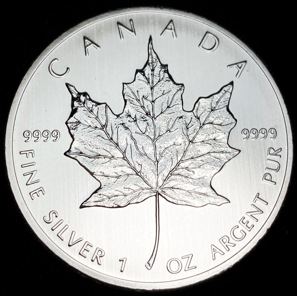 2013 Canada Silver Maple Leaf 1 oz (1 of 2)