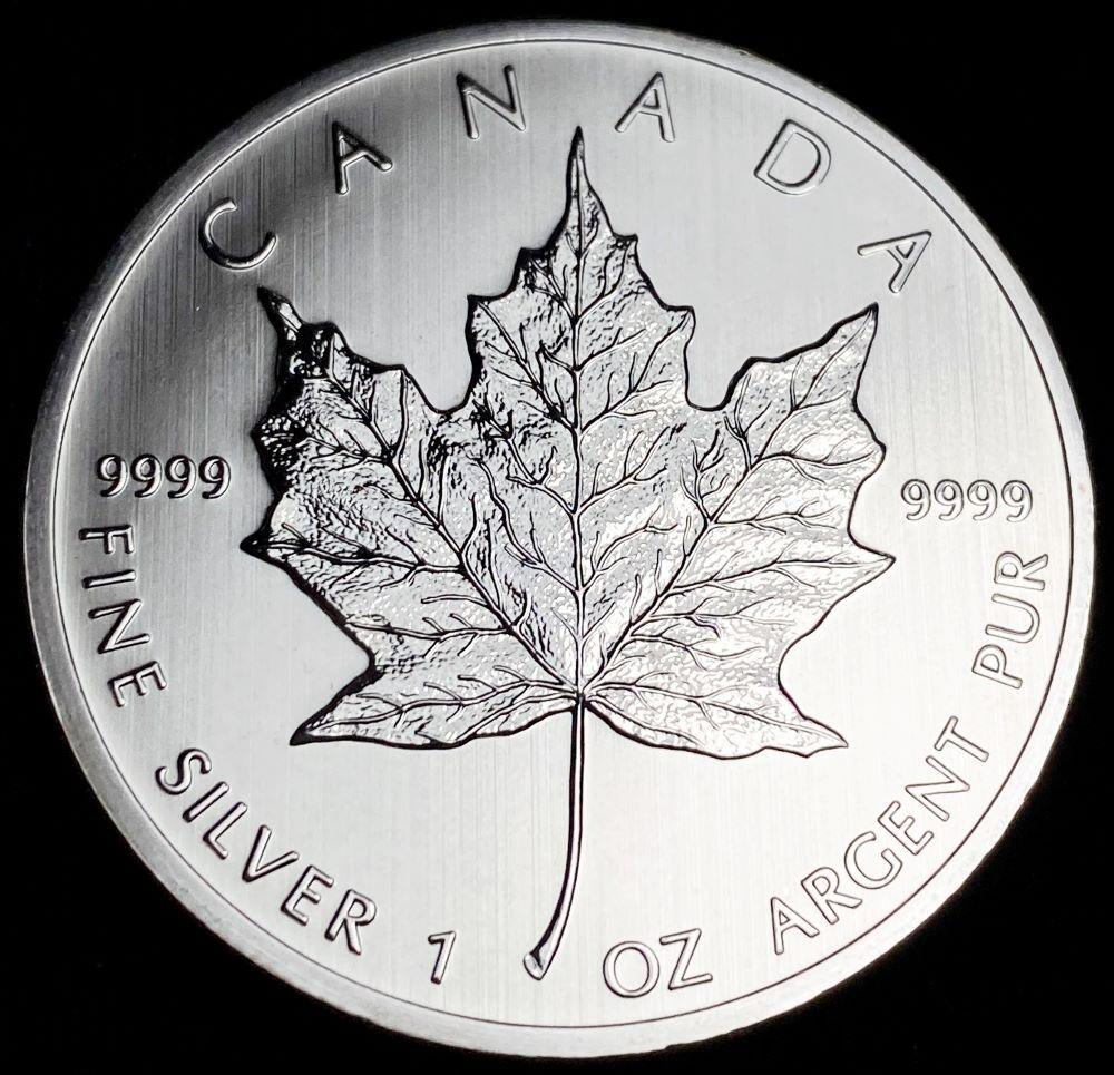 2013 Canada Silver Maple Leaf 1 oz (1 of 2)