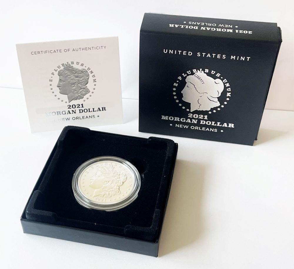 2021-O Morgan Silver Dollar OGP/COA (1 of 4)