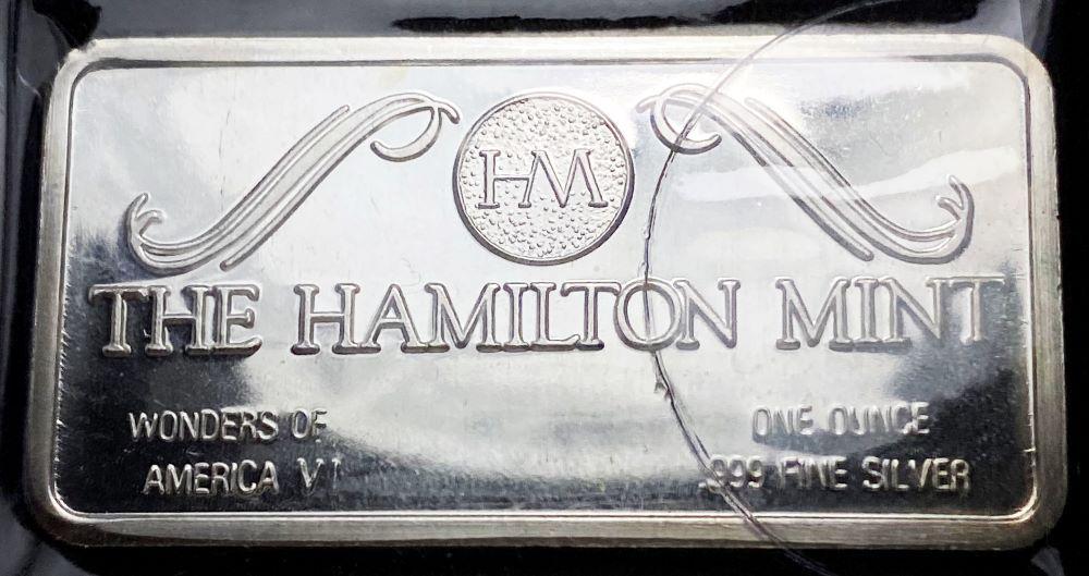The Hamilton Mint Pike's Peak 1 ozt Silver Bar (1 of 2)