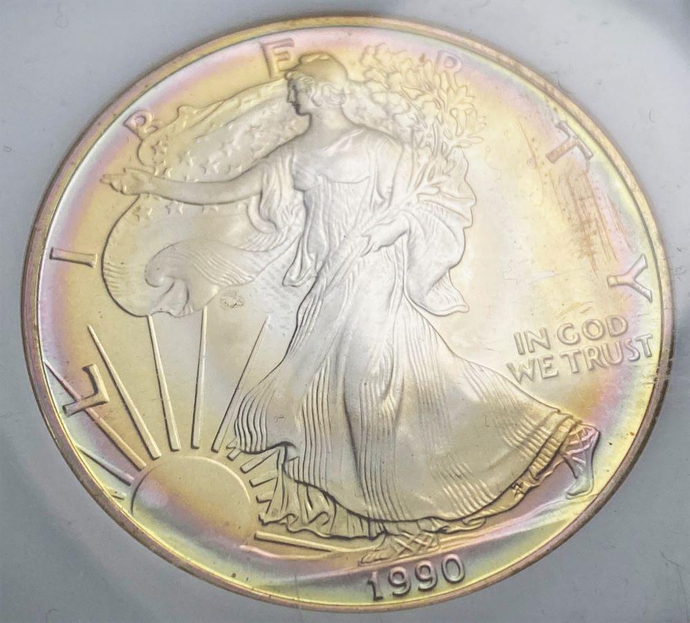 1990 American Silver Eagle MS67 (1 of 4)