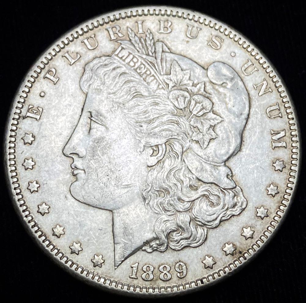 Original 1889 Morgan Silver Dollar MS62 (1 of 4)