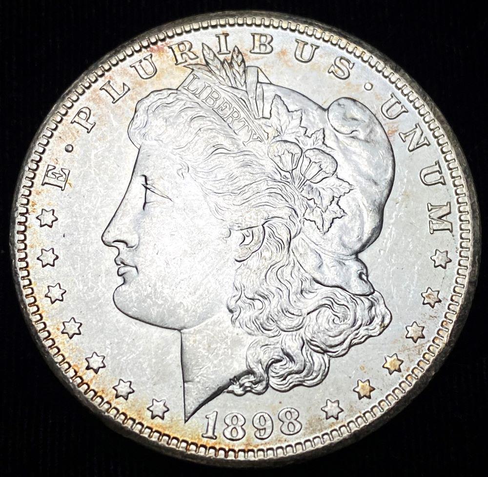 Original 1898-O Morgan Silver Dollar MS64 (1 of 4)