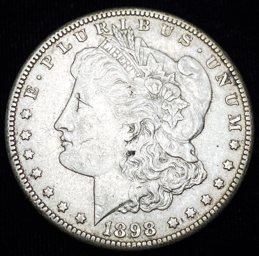 Original 1898-S Morgan Silver Dollar MS63 (1 of 4)
