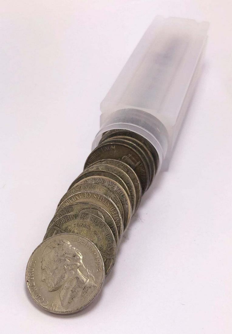 (1) Roll (40) World War II Silver Nickels: Winner shall receive one roll of (40) War Nickels, precisely resembling the roll shown here.