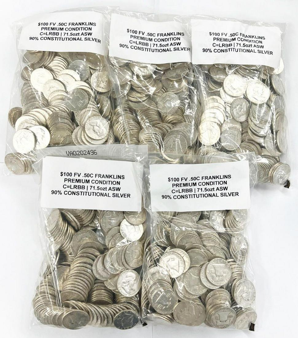 500 face 2025 value junk silver