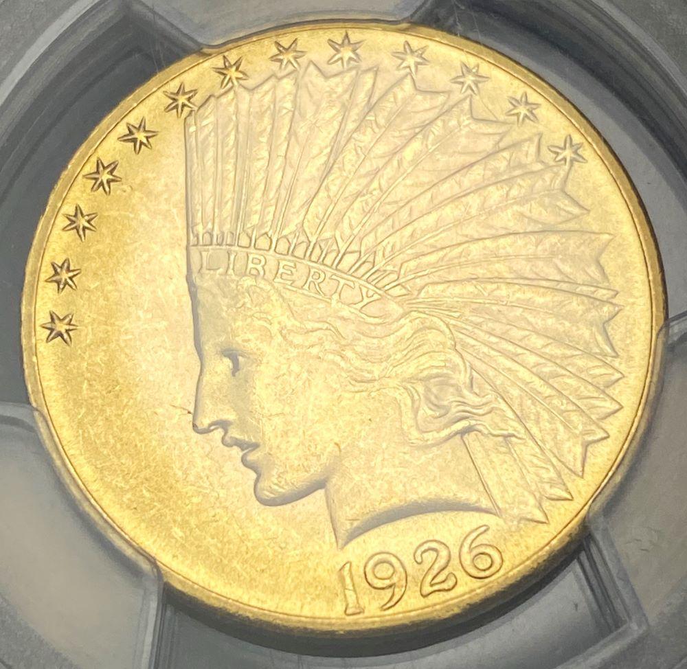 1926 $10 Gold Indian Head PCGS MS64 (1 of 4)