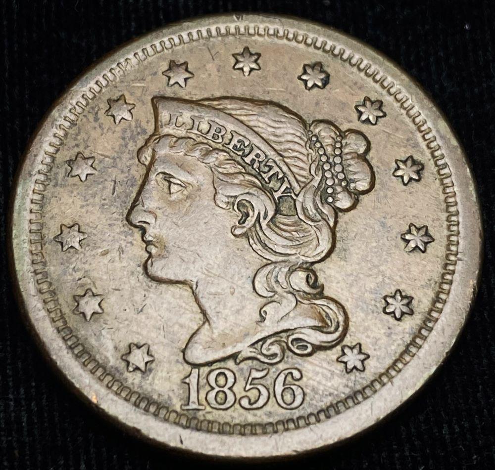 1856 Large Cent Slanted 5 (1 of 3)