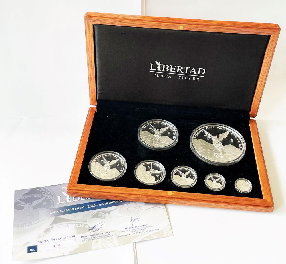 2020 .999 Silver "Magnificent 7" Libertad Proof Set (1 of 11)