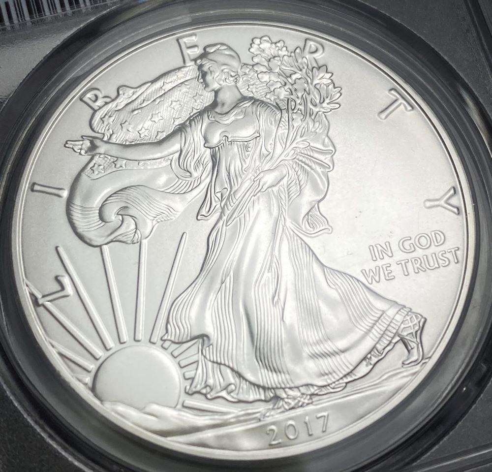 2017 American Silver Eagle First Strike PCGS MS70 (1 of 4)