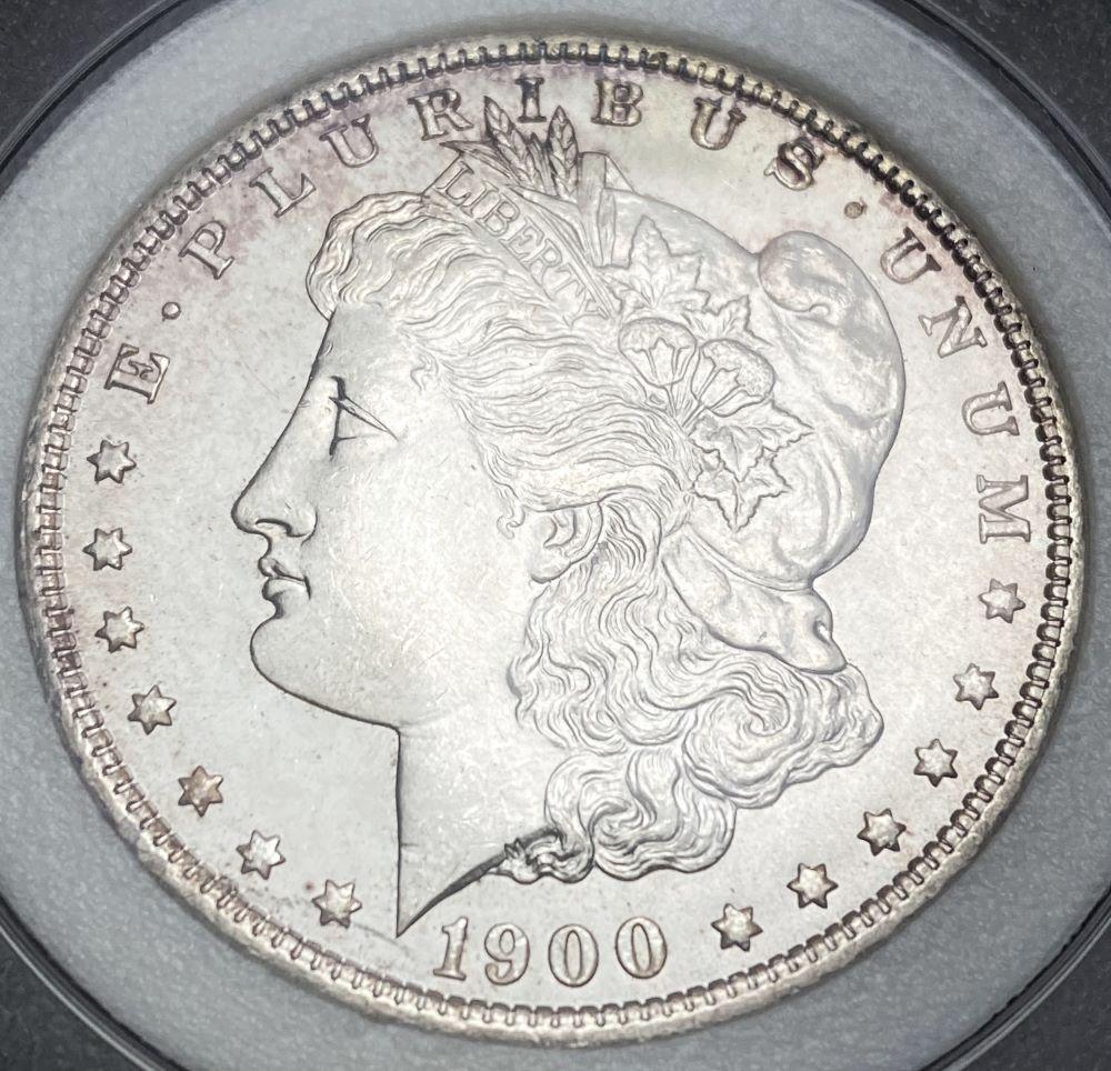 Beautiful 1900-O Morgan Silver Dollar MS64 (1 of 4)
