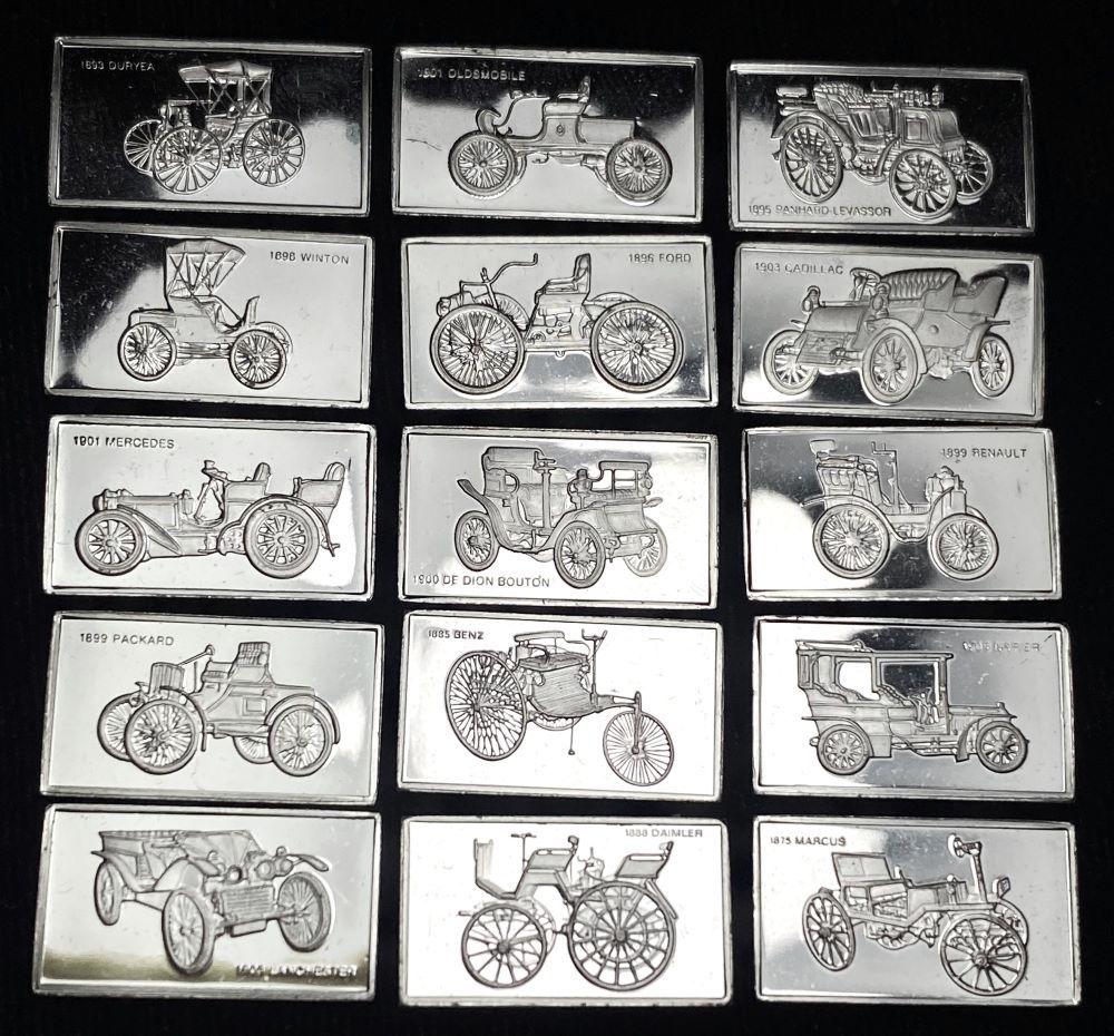 The Centennial Car Sterling Silver Bar Set (15-bars) (1 of 3)