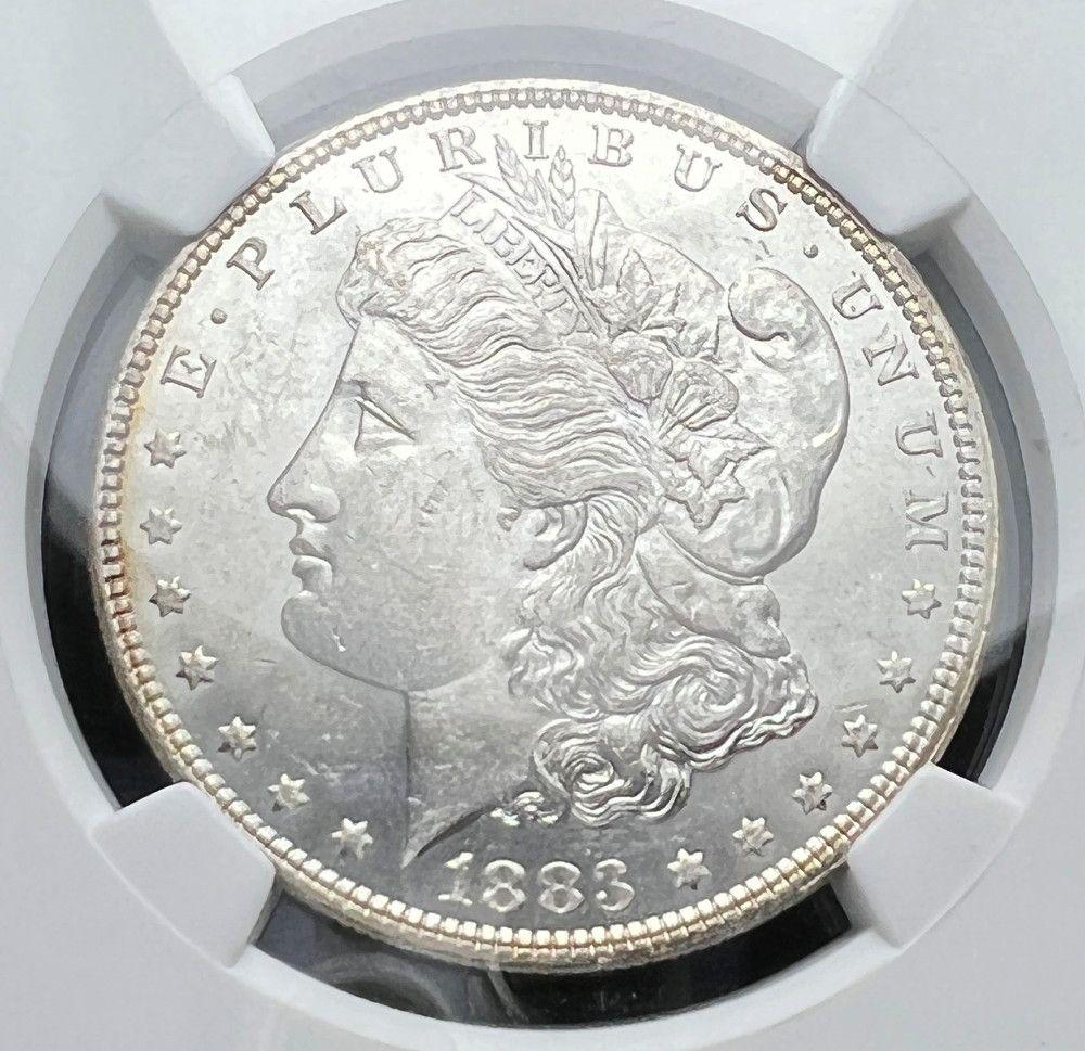 1883 Morgan Silver Dollar NGC MS63 (1 of 4)