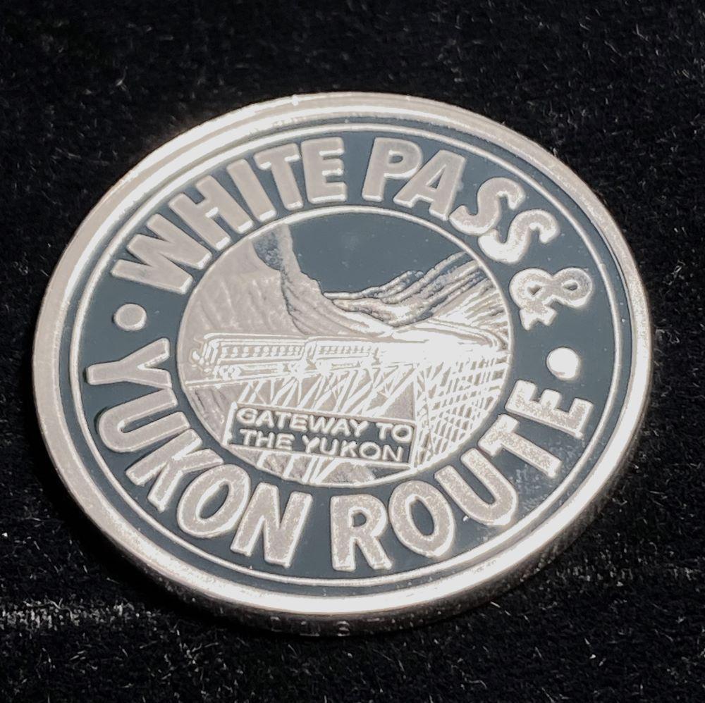 2009 Alaska Railroad White Pass&Yukon 1ozt .999 Silver (1 of 3)