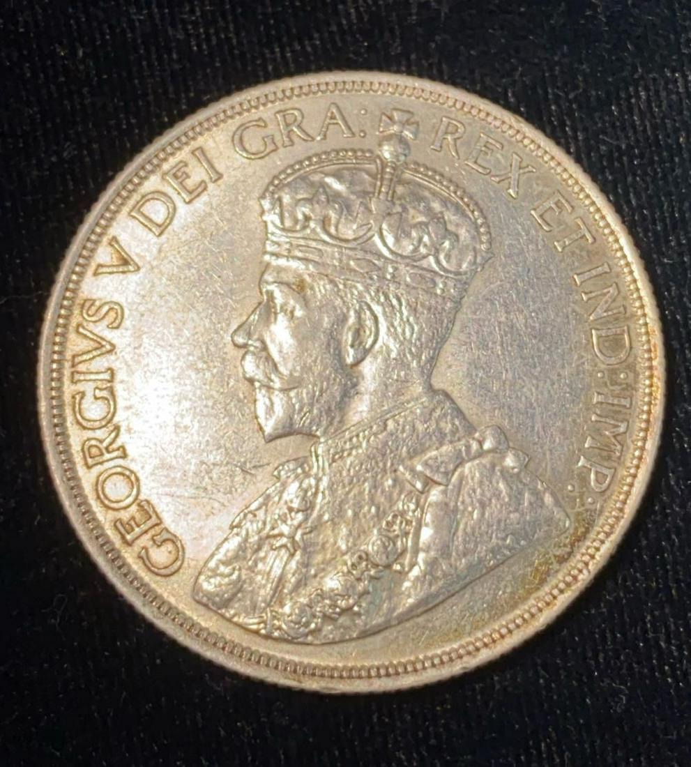 1936 Rare Canadian Silver Dollar AU55 (1 of 2)