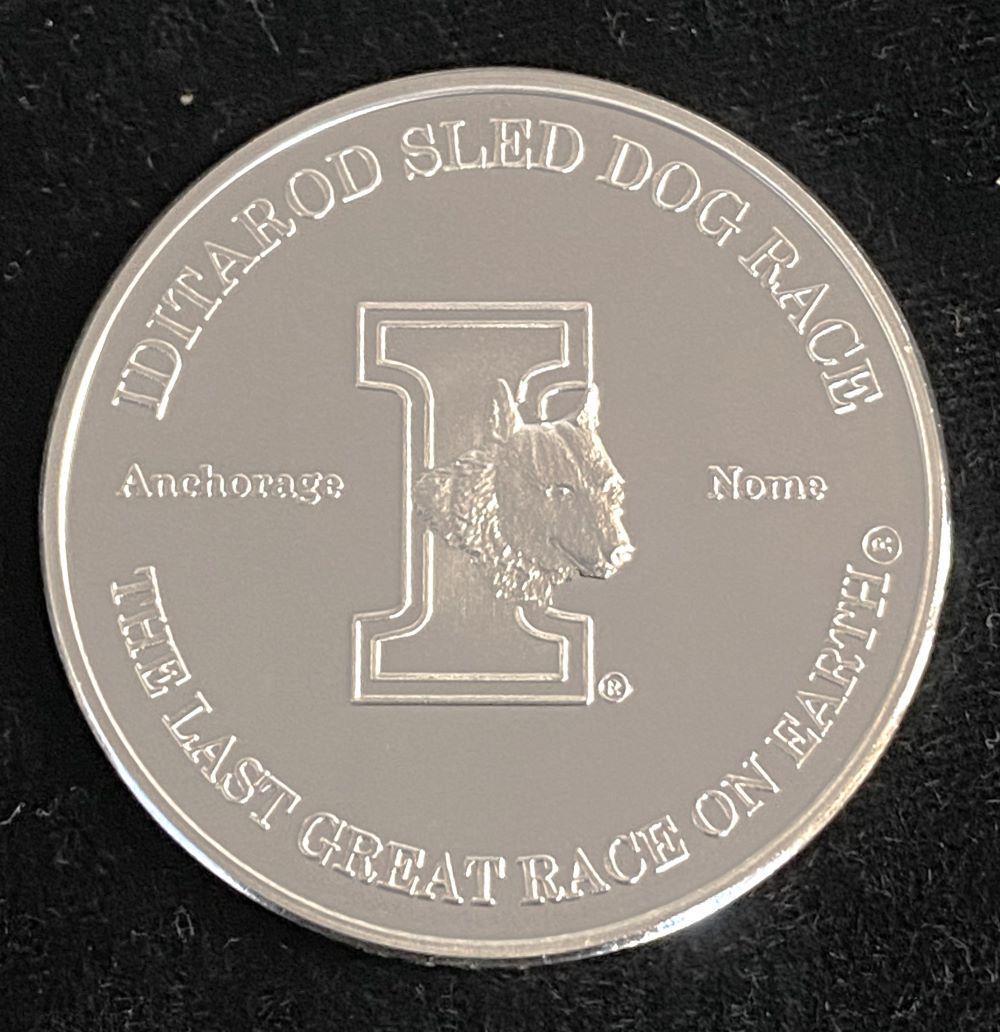 2005 Alaska Mint IDITAROD 1 ozt .999 Silver Round (1 of 3)