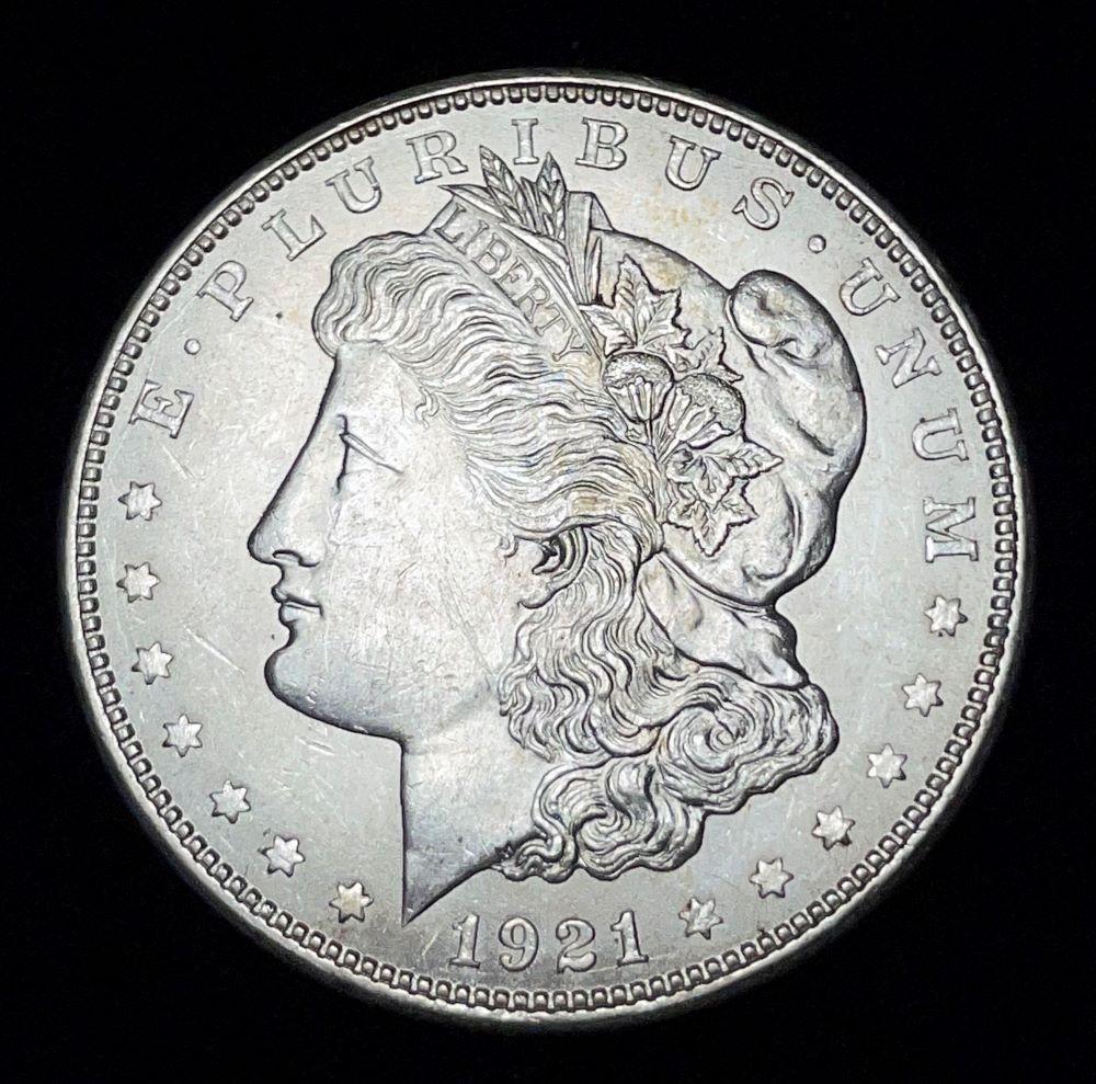 1921-D Morgan Silver Dollar MS62 (1 of 4)