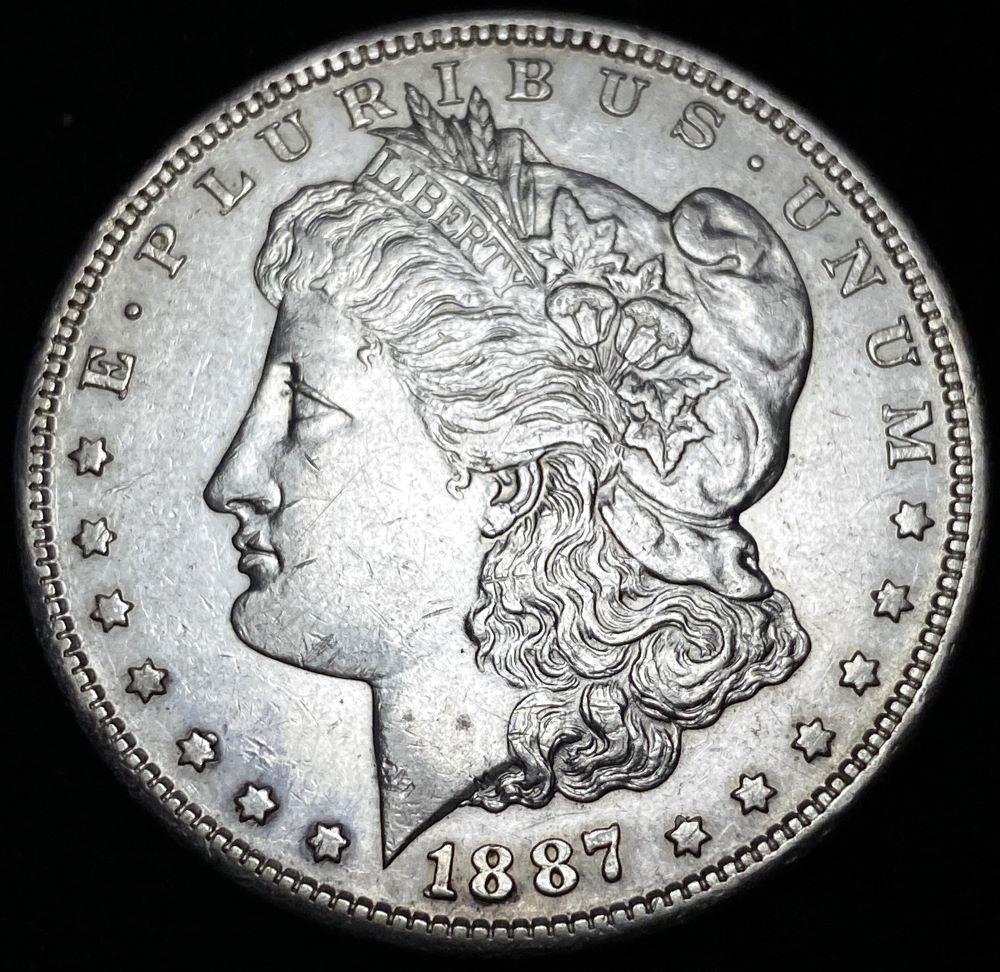 1887-S Morgan Silver Dollar Almost Mint Condition (1 of 2)