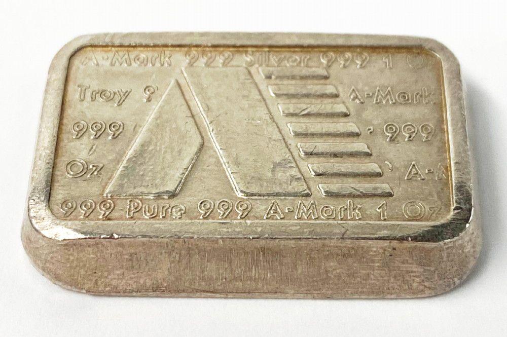 Vintage AMARK 1 ozt Silver Ingot .999 (1 of 4)