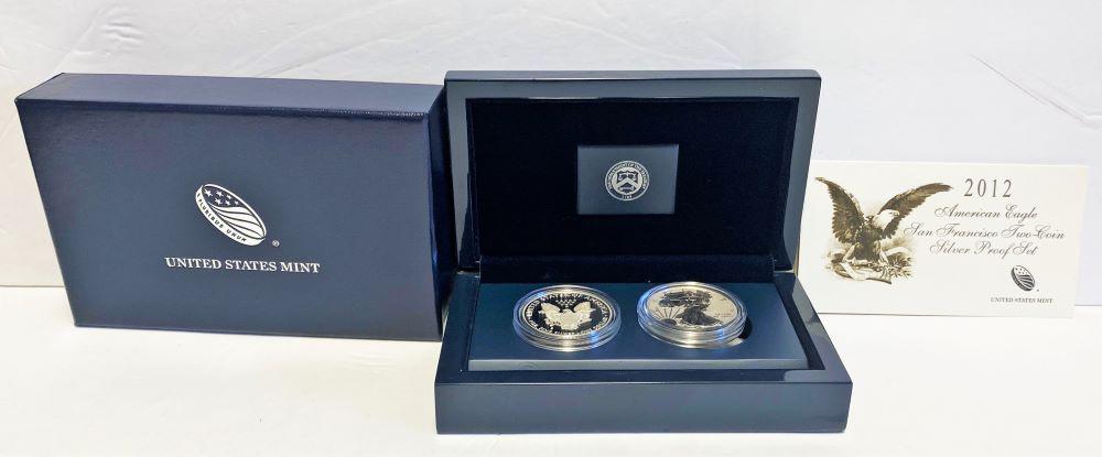 2013-S American Silver Eagle (2-coins) Proof Set OGP (1 of 6)