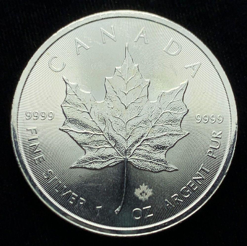2015 Canada Maple Leaf .9999 Silver 1 ozt: Winner shall receive the exact coin shown here. (IB/B)