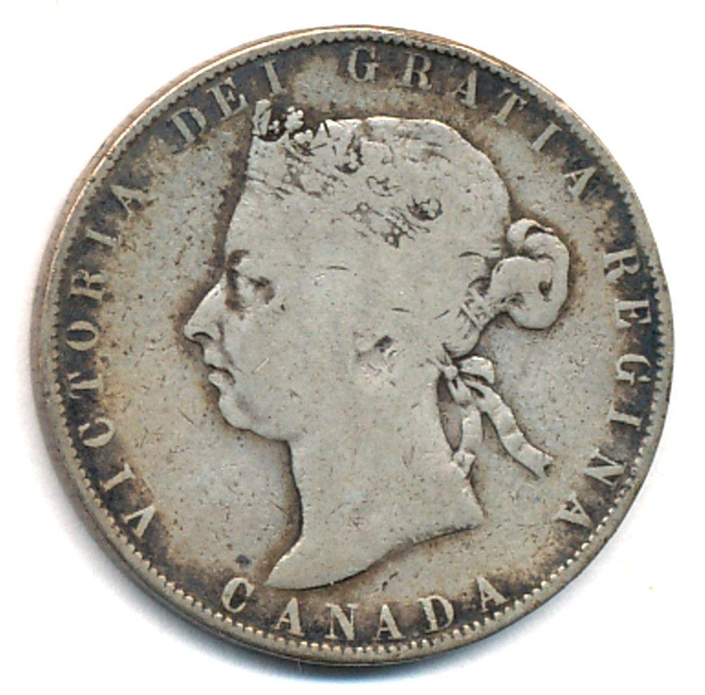 1892 Canadian Half Dollar Sterling Silver (1 of 2)