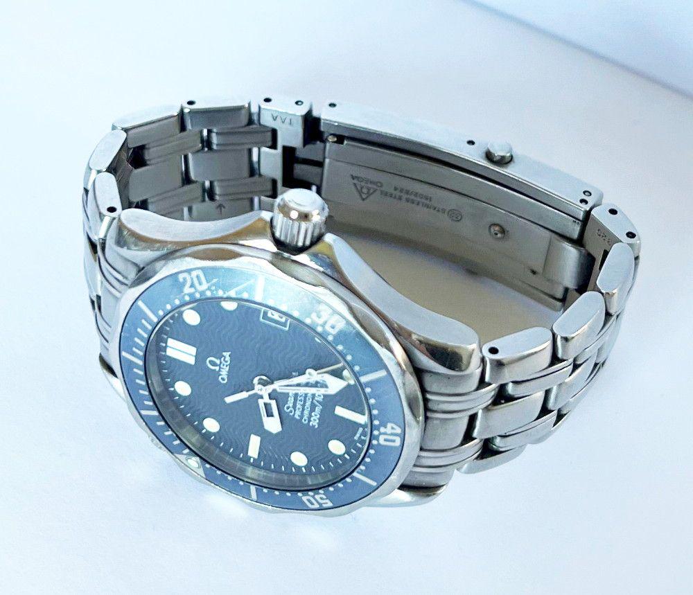 Omega Seamaster 300M Blue Wave Auto Steel 41mm Watch (1 of 16)