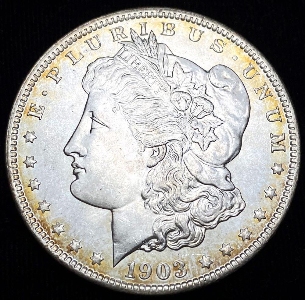 Original 1903-O Morgan Silver Dollar MS66++ (1 of 4)