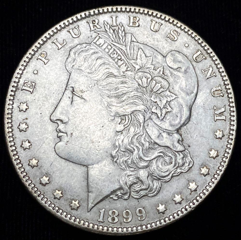 Original 1899 Morgan Silver Dollar MS63 (1 of 4)