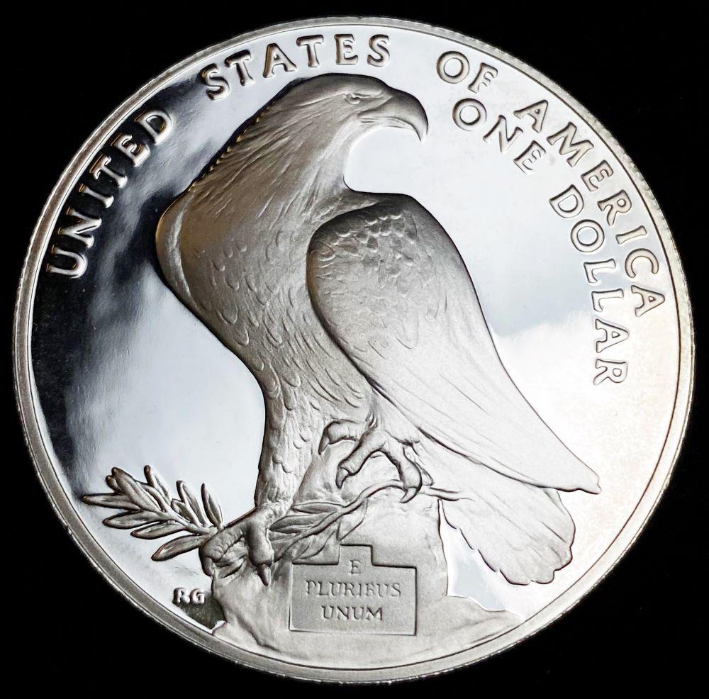 1984-S Olympic 1 ozt Proof Silver Dollar (1 of 2)