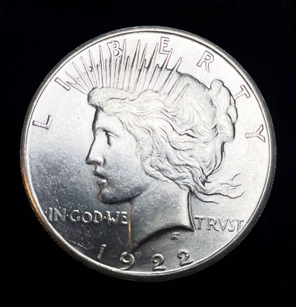 1922-S Peace Silver Dollar MS63 (1 of 2)