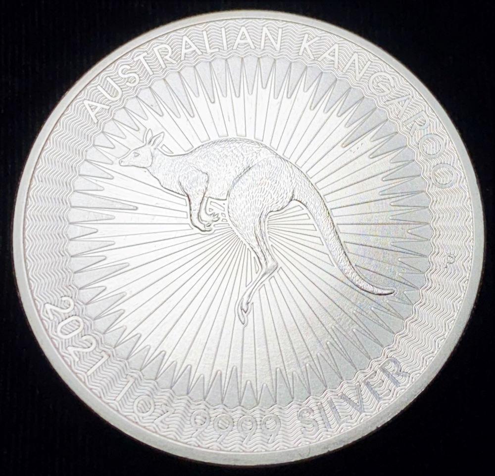 2021 Australia Kangaroo 1 ozt .999 Silver (1 of 2)