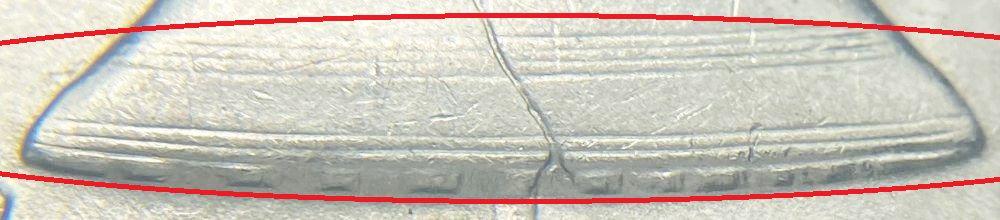 1953-D Franklin Silver Half Dollar Full Bell Line (1 of 3)