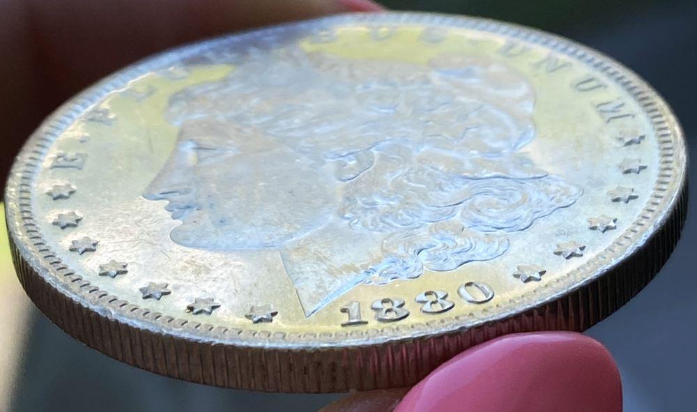 1880-O Morgan Silver Dollar MS62 PL Micro "O" (1 of 8)