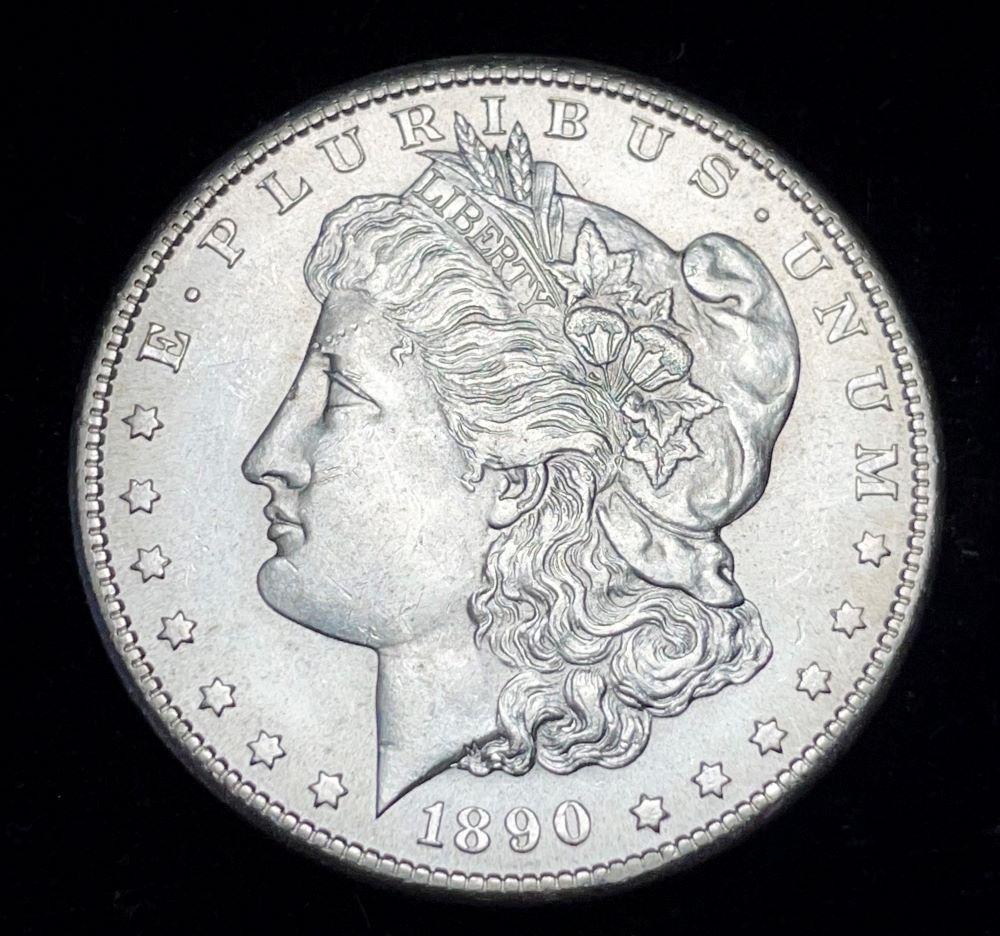 1890-S Morgan Silver Dollar MS64 (1 of 4)