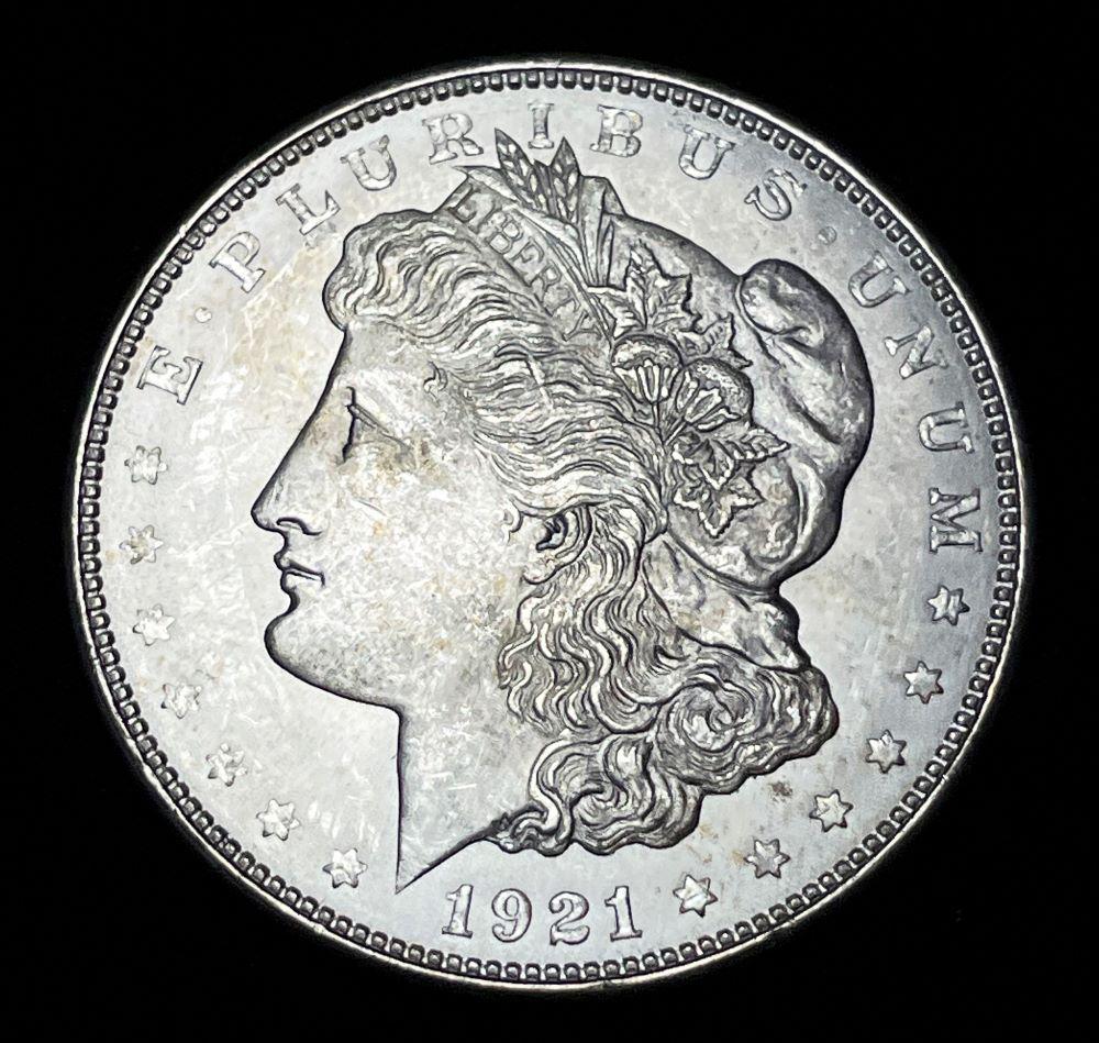 1921-D Morgan Silver Dollar MS64 (1 of 4)