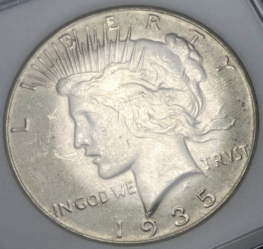 1935 Peace Silver Dollar MS65 (1 of 4)