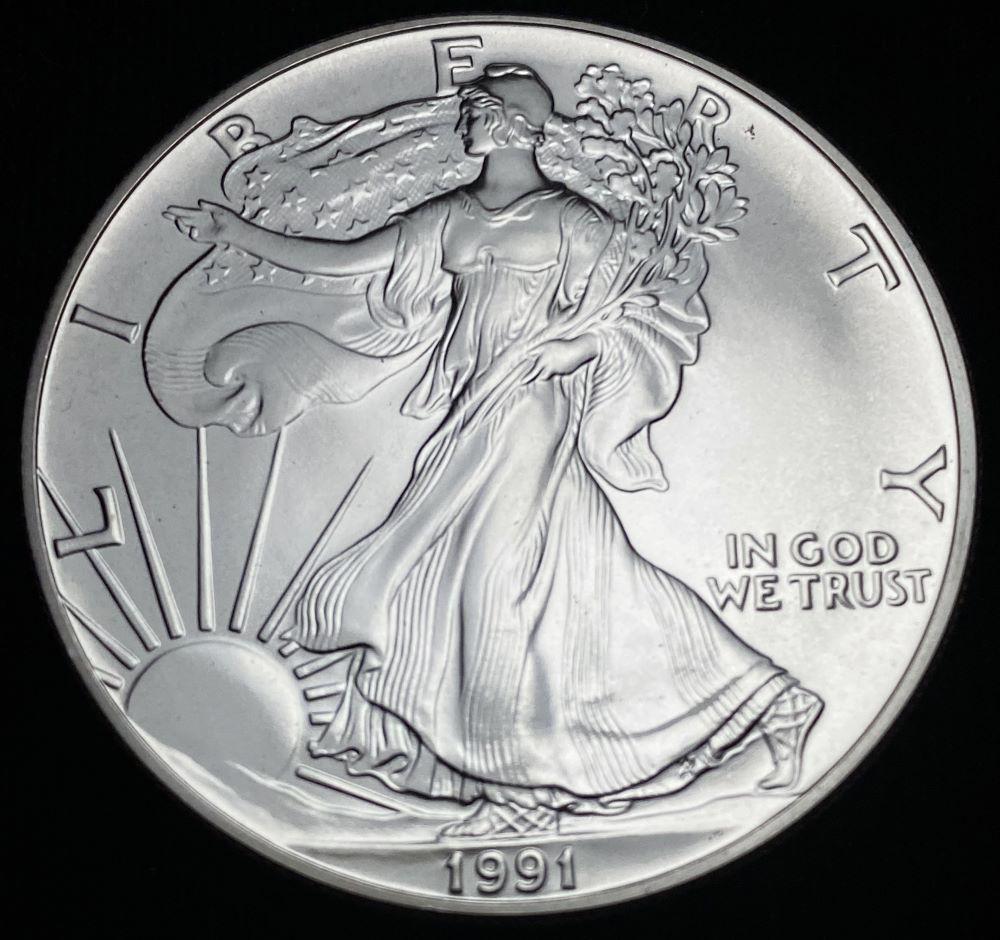 1991 American Silver Eagle MS69 (1 of 2)