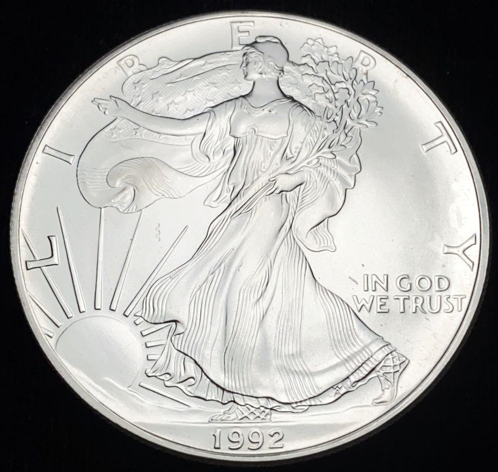 1992 American Silver Eagle MS69 (1 of 2)
